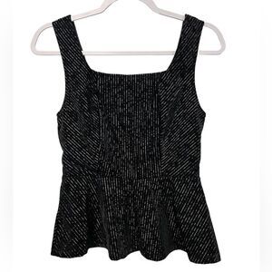 ALTAR’D STATE Black Sleeveless Peplum Top Size Small